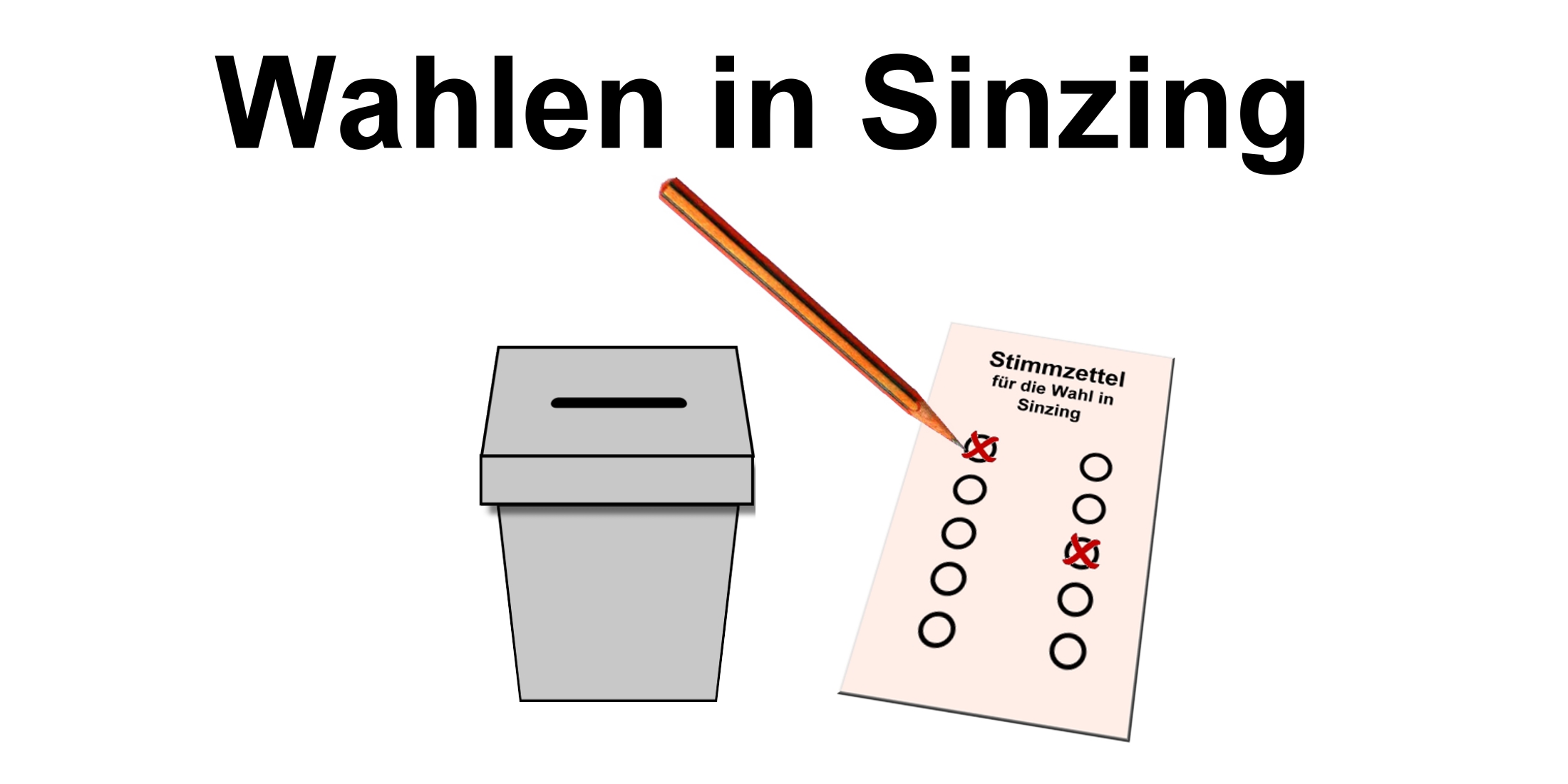 Aktuelle Informationen zur Kommunalwahl 2020 in der Gemeinde Sinzing