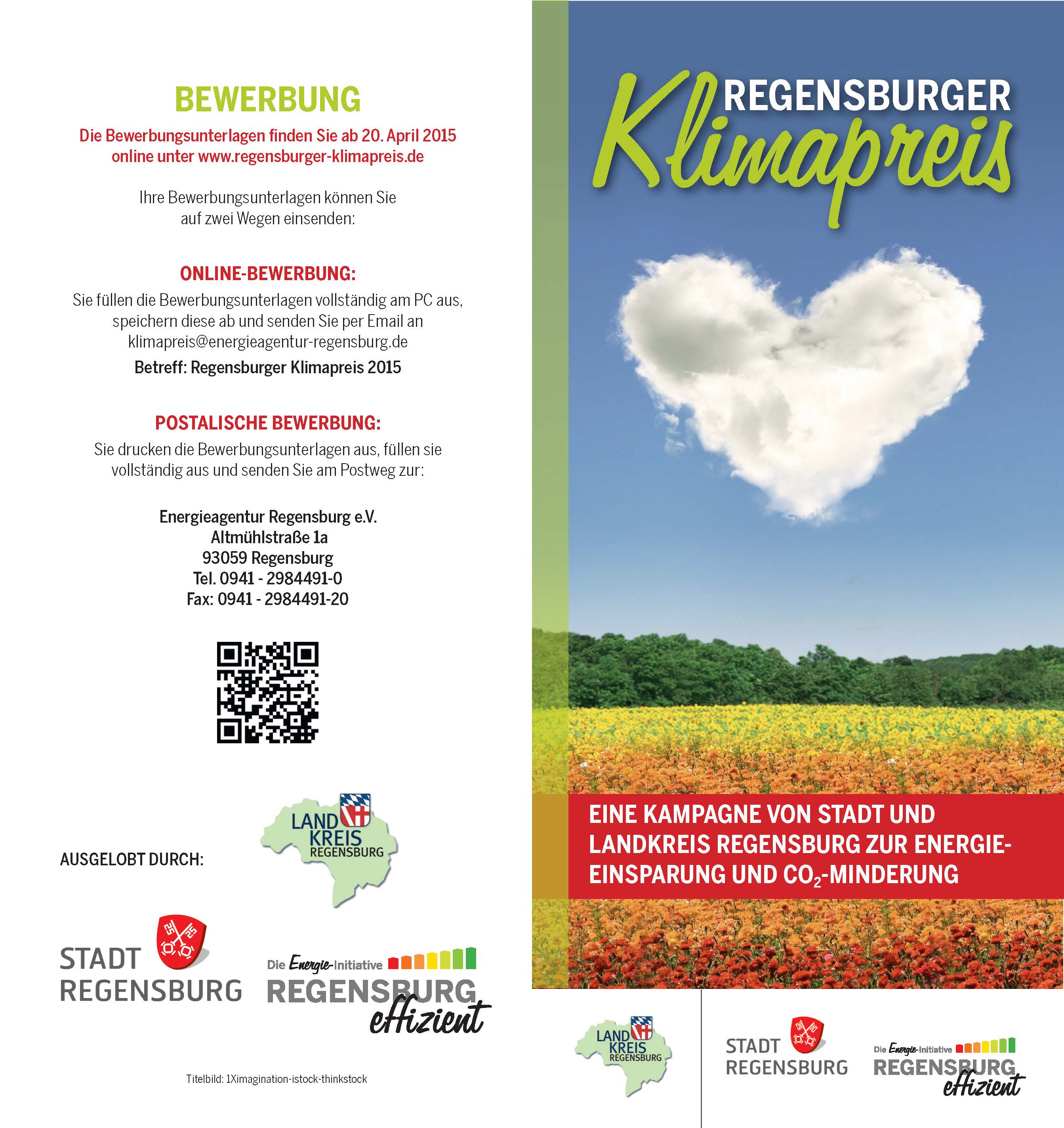 Regensburger Klimapreis - Eine Kampagne von Stadt und Landkreis Regensburg zur Einergieeinsparung und CO2-Minderung