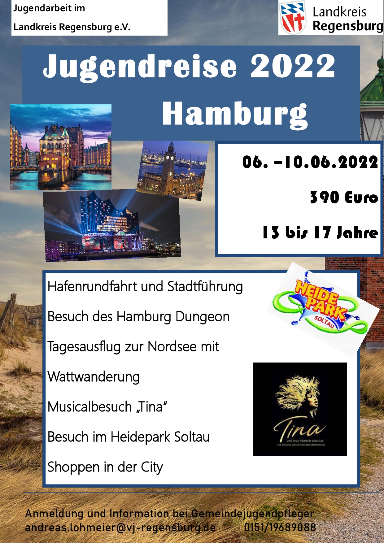 Jugendreise nach Hamburg vom 06. bis 10.06.2022