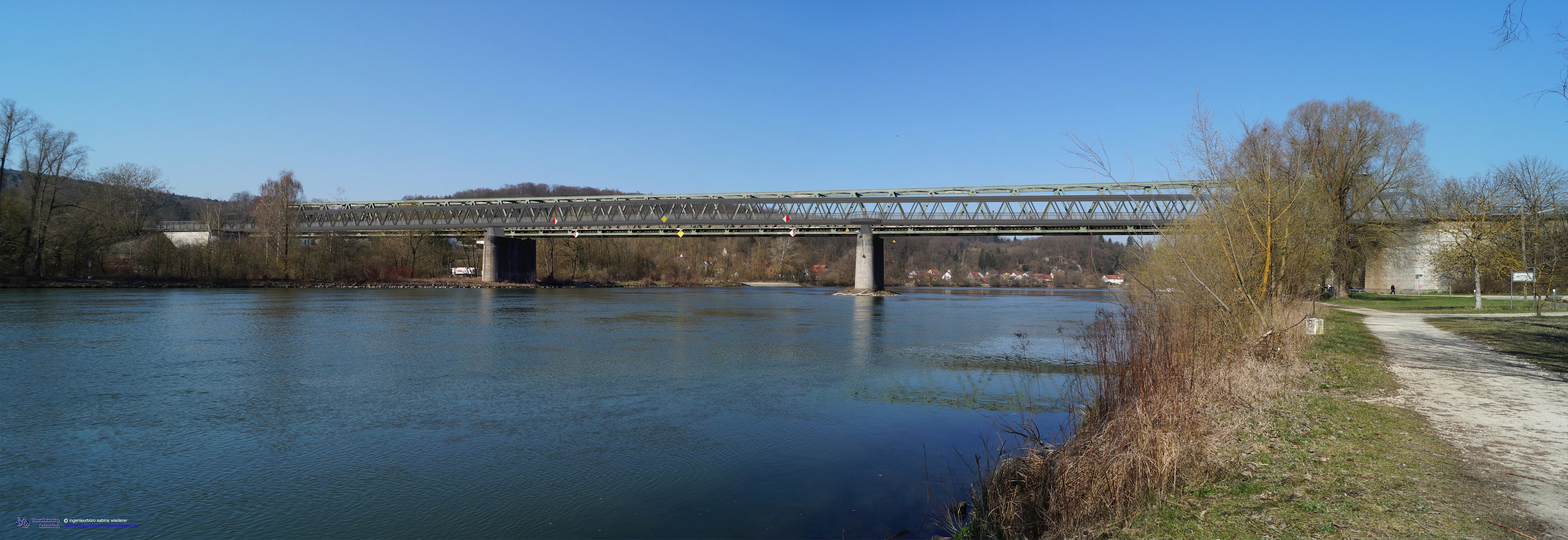 Geh- und Radwegbrücke Sinzing - Regensburg